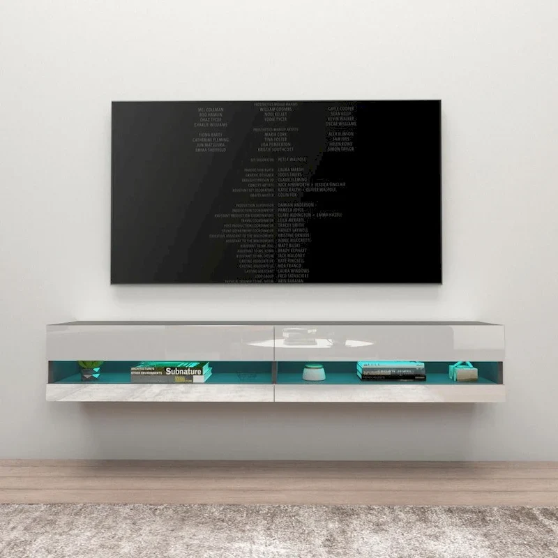 Mobile TV Vigo 180 sospeso da parete - 180 cm - immagine 4