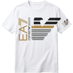 EA7 Emporio Armani - T-shirt con Logo Maxi